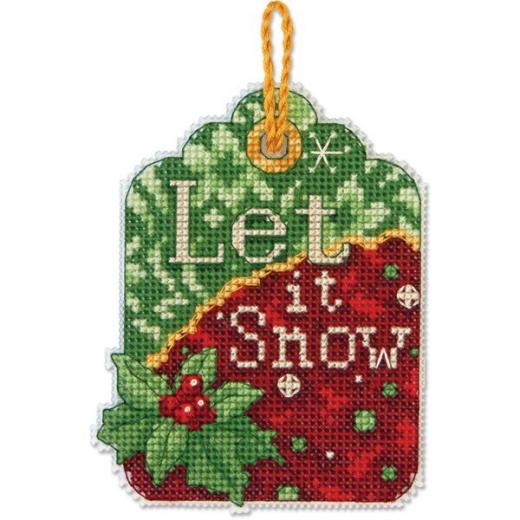 Let it Snow Ornament - Dimensions (Stickpackung) - Ausverkauf