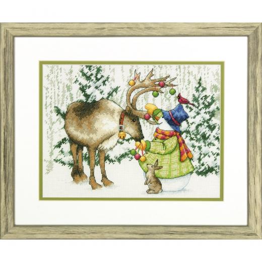 Dimensions Stickpackung - Ornamental Reindeer