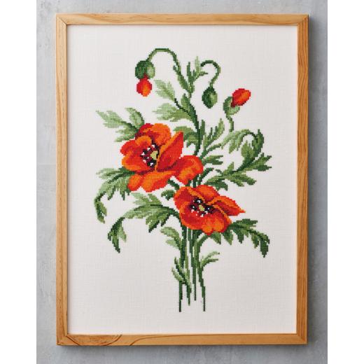 Stickpackung Permin - Mohnblumen Archive Edition