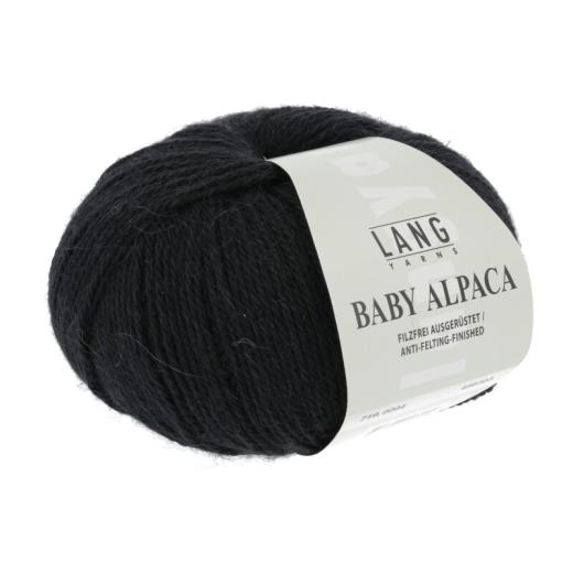 Baby Alpaca Lang Yarns - schwarz (0004)