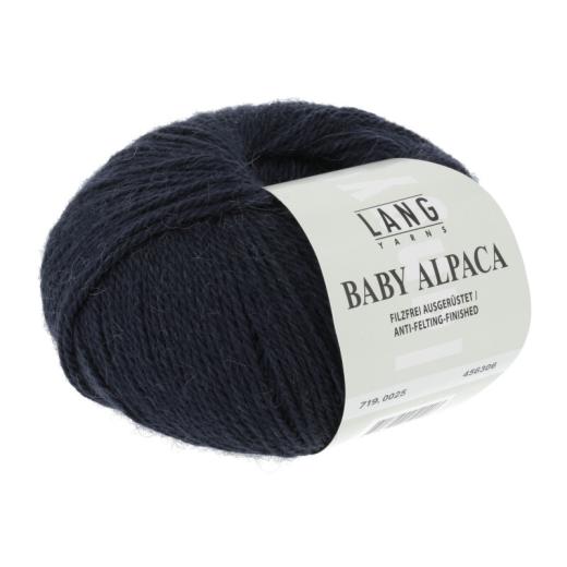 Baby Alpaca Lang Yarns - navy (0025)
