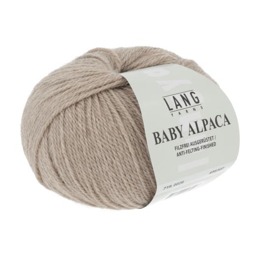 Baby Alpaca Lang Yarns - sand mélange (0026)
