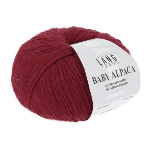 Baby Alpaca Lang Yarns - rot (0060)