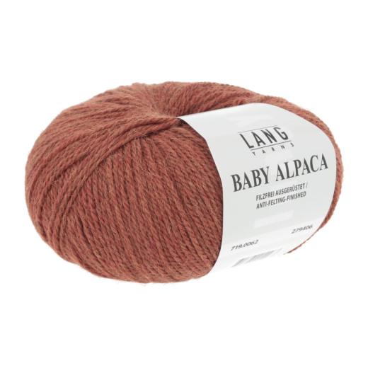 Baby Alpaca Lang Yarns - ziegel mélange (0062)