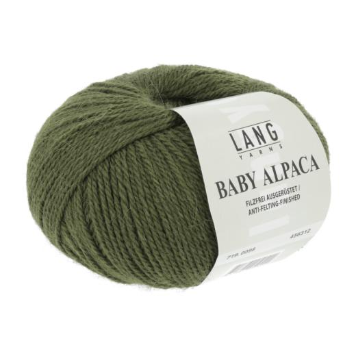 Baby Alpaca Lang Yarns - olive (0098)