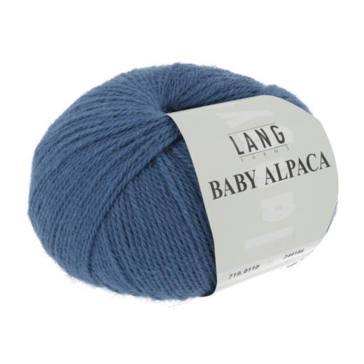 Baby Alpaca Lang Yarns - stahlblau (0110)