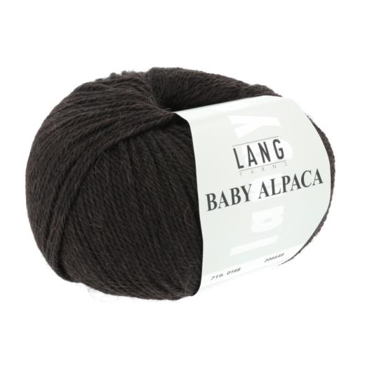 Baby Alpaca Lang Yarns - schwarzbraun (0168)