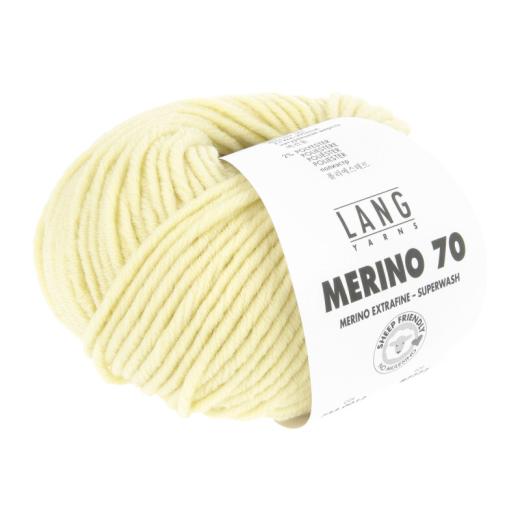 LANG YARNS Merino 70 - babygelb (0012)
