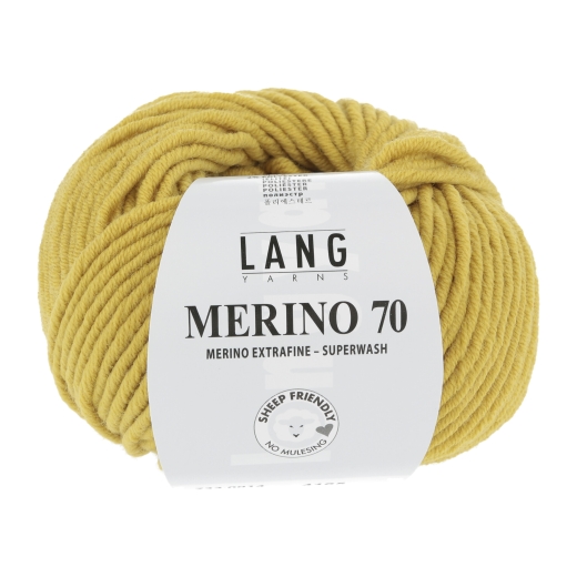 Lang Yarns Merino 70 - sonnengelb (0014)