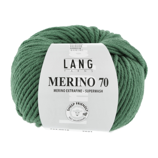 Lang Yarns Merino 70 - grasgrün (0018)