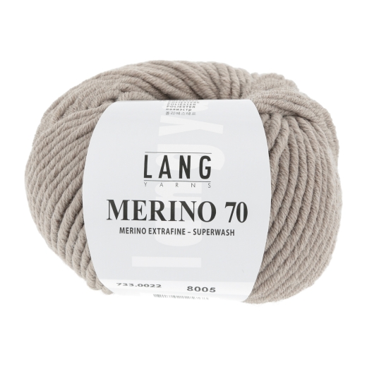 Lang Yarns Merino 70 - beige melange