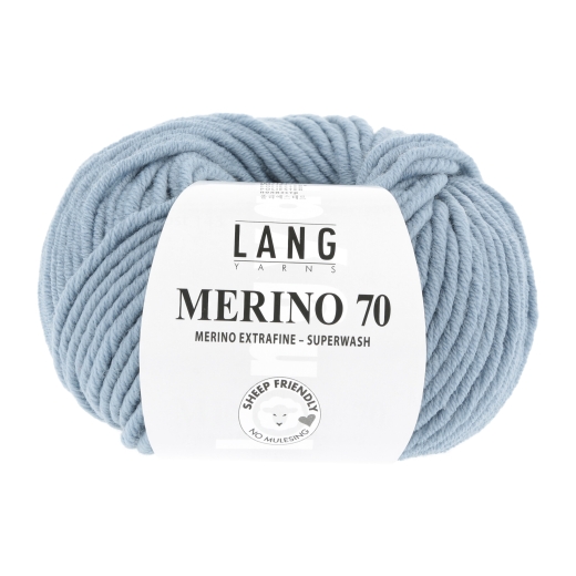 Lang Yarns Merino 70 - jeans hell (0033)