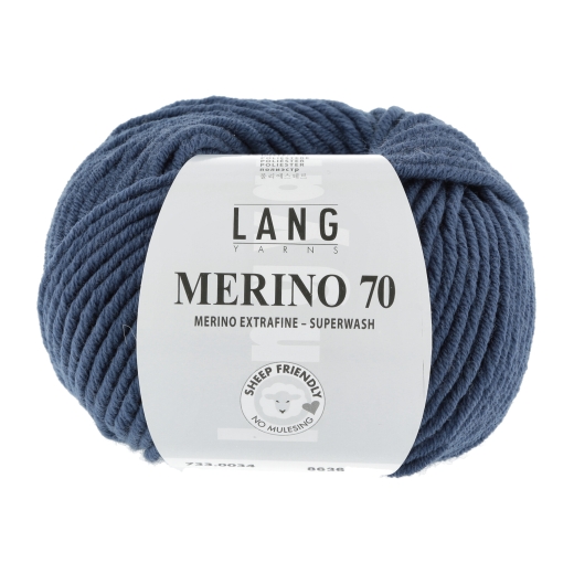 Lang Yarns Merino 70 - jeans (0034)