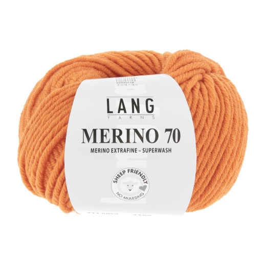 Lang Yarns Merino 70 - orange