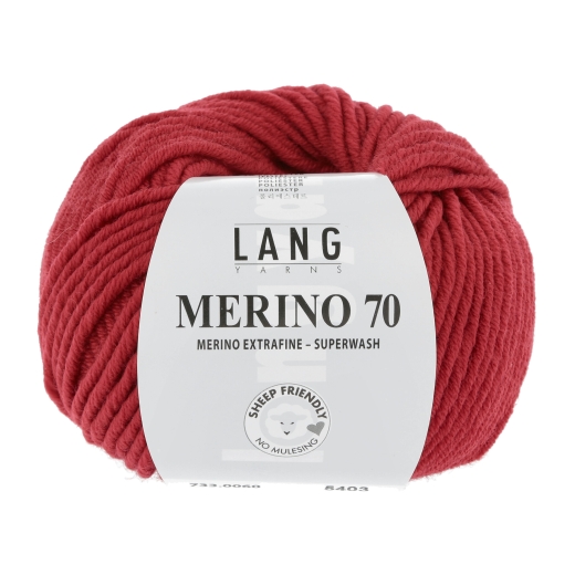 Lang Yarns Merino 70 - rot