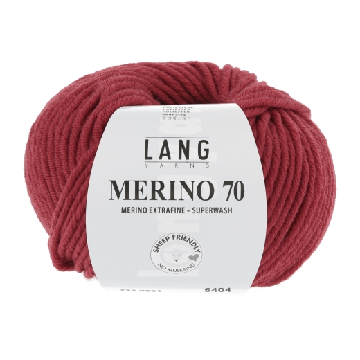 Lang Yarns Merino 70 - chianti