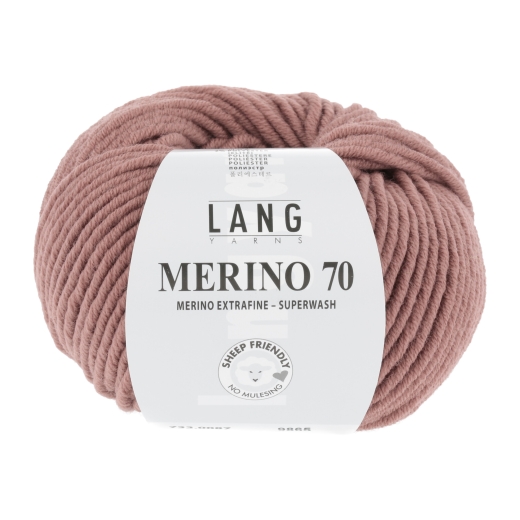 Lang Yarns Merino 70 - rosenholz