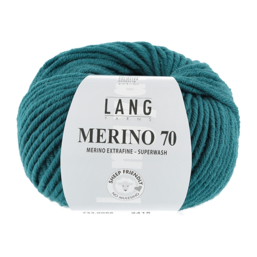 Lang Yarns Merino 70 - petrol (0088)