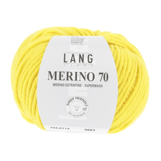 Lang Yarns Merino 70 - gelb