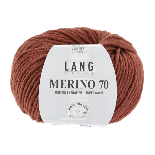 Lang Yarns Merino 70 - cognac (0115)
