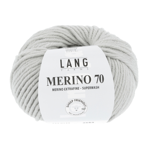 Lang Yarns Merino 70 - hellgrau