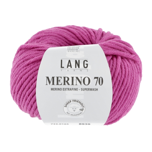Lang Yarns Merino 70 - fuchsia
