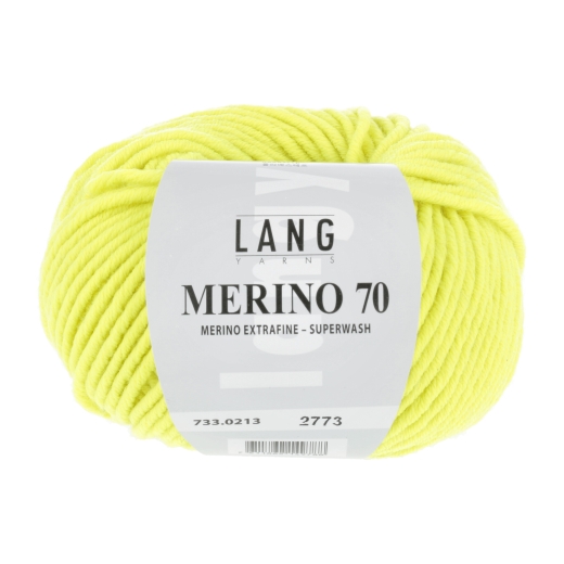 Lang Yarns Merino 70 - gelb neon