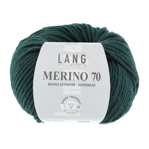 Lang Yarns Merino 70 - dunkelgrün