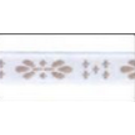 Webband Ornament weiss-beige - Rico Design (Ausverkauf)