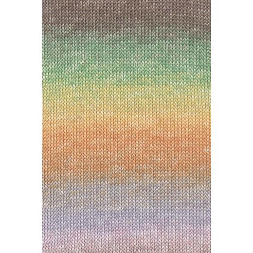 Baby Cotton Color Lang Yarns - grün - gelb - braun - Ausverkauf