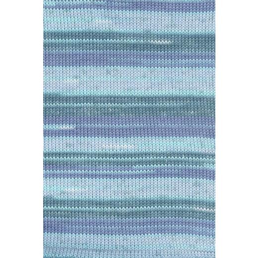 Lang Yarns Baby Cotton Color - türkis-violett-grün (0179)