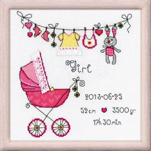 Riolis - Stickbild Its a Girl!