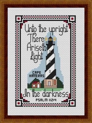 Cape Hatteras Lighthouse - Happiness Is Heartmade (Stickvorlage)