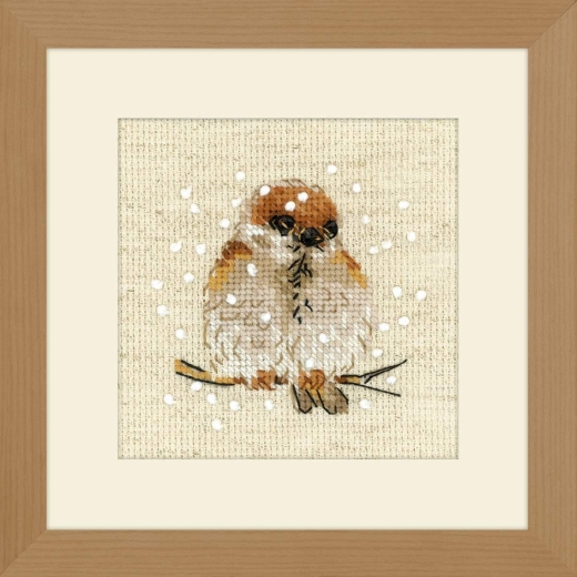 Riolis - Stickbild Sparrow
