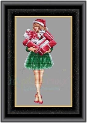 Christmas Shopping - Les Petites Croix De Lucie (Stickvorlage)