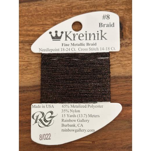 Kreinik #8 022 - Brown