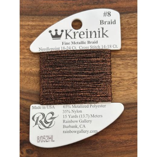 Kreinik #8 052HL - Bronze High Lustre