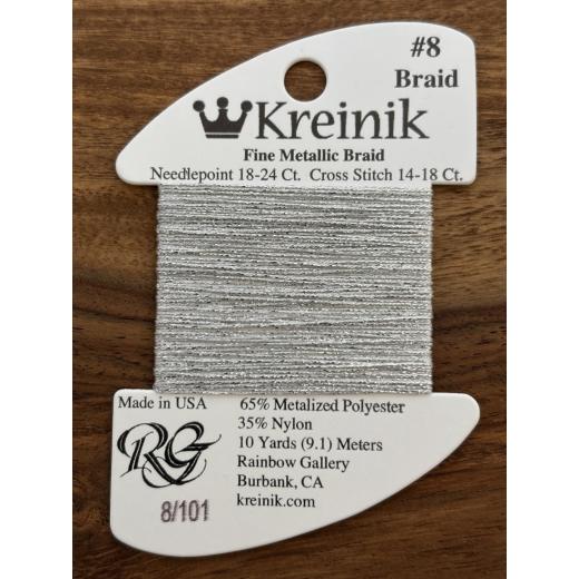Kreinik #8 101 - Platinum