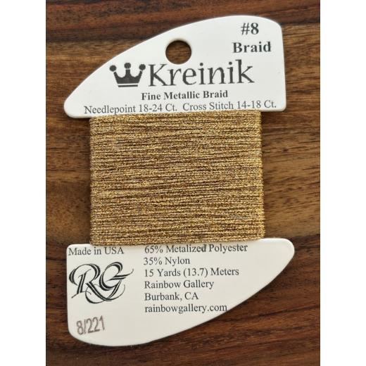 Kreinik #8 221 - Antique Gold