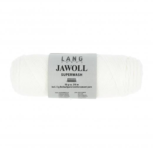 Lang Yarns Jawoll uni Sockenwolle 4-fach - weiß