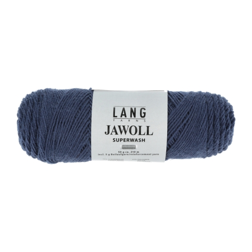 Lang Yarns Jawoll uni Sockenwolle 4-fach - dunkeljeans