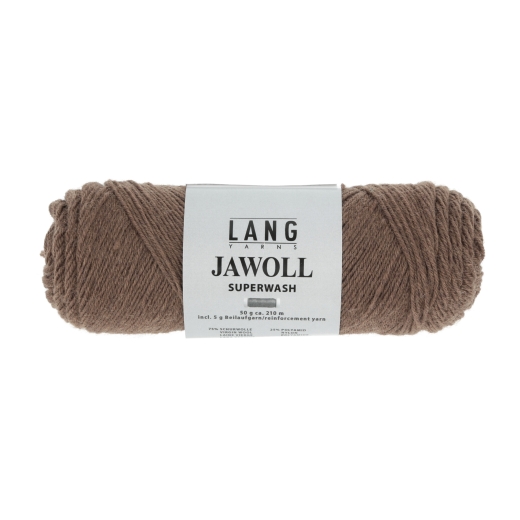 Lang Yarns Jawoll uni Sockenwolle 4-fach - marone