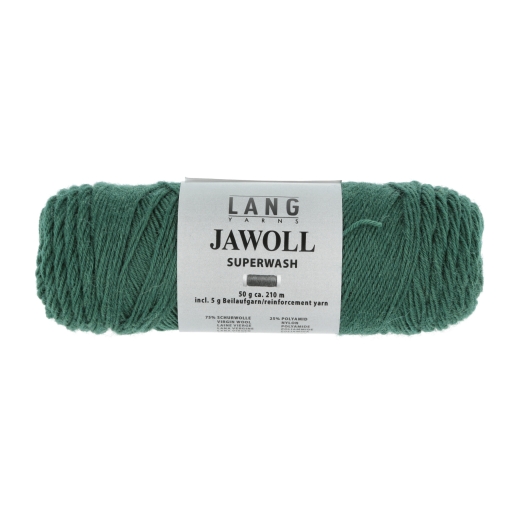 Lang Yarns Jawoll uni Sockenwolle 4-fach - tanne