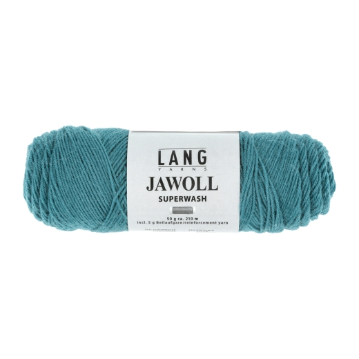 Lang Yarns Jawoll uni Sockenwolle 4-fach - petrol