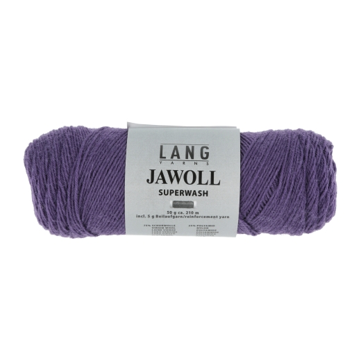 Lang Yarns Jawoll uni Sockenwolle 4-fach - violett