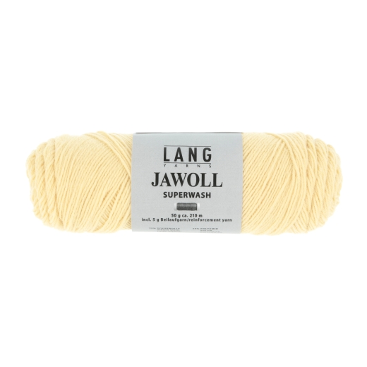 Lang Yarns Jawoll uni Sockenwolle 4-fach - hellgelb