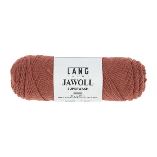 Lang Yarns Jawoll uni Sockenwolle 4-fach - nougat