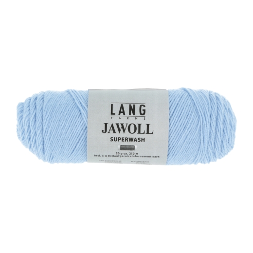 Lang Yarns Jawoll uni Sockenwolle 4-fach - hellblau