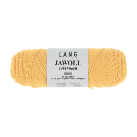 Lang Yarns Jawoll uni Sockenwolle 4-fach - goldgelb