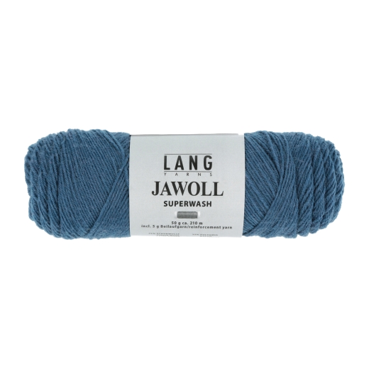 Lang Yarns Jawoll uni Sockenwolle 4-fach - petrol dunkel